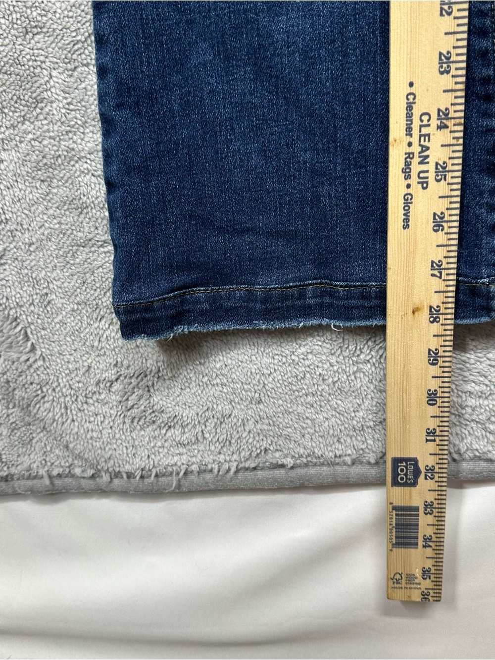 Judy Blue Trouser Flare Distressed Button Fly Stretch Jeans Size 5/27 - Picture 9 of 11